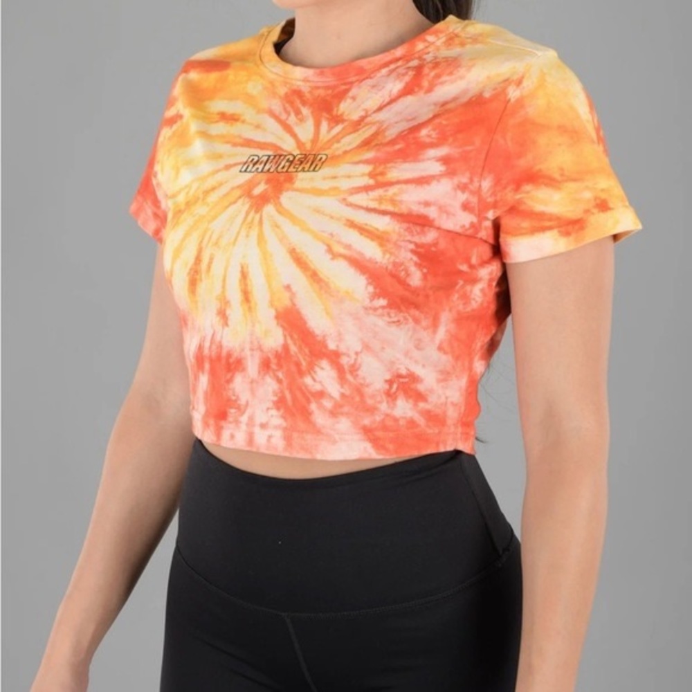 Rawgear Women Tie Dye Crop T-Shirt